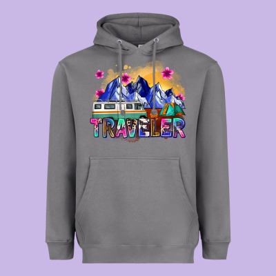 Traveler Heavyweight Hoodie Designed By Zillion Design Studio