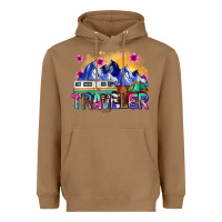 Toasted Coconut traveler Heavyweight Hoodie - Zillion Design Studio