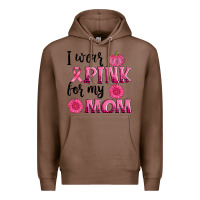 Chestnut i wear pink for my mom sunlower and pumpkin Premium Hoodie - AdoDesignShop