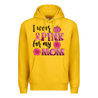Lemon i wear pink for my mom sunlower and pumpkin Premium Hoodie - AdoDesignShop