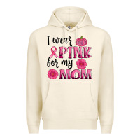 Tofu i wear pink for my mom sunlower and pumpkin Premium Hoodie - AdoDesignShop