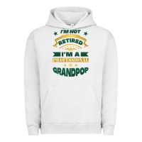 Pigment Lunar Rock i'm not retired i'm a professional grandpop Urban Hoodie - Jasminsmagicworld