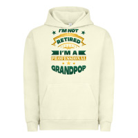 Pigment Pistachio i'm not retired i'm a professional grandpop Urban Hoodie - Jasminsmagicworld