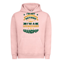 Pigment Salmon i'm not retired i'm a professional grandpop Urban Hoodie - Jasminsmagicworld