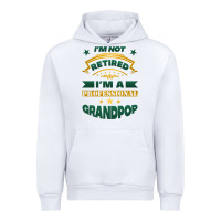 White i'm not retired i'm a professional grandpop Urban Hoodie - Jasminsmagicworld