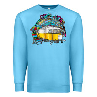 Ocean Blue camp more worry less Premium Sweatshirt - SublimationCraftShop