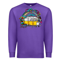 Purple camp more worry less Premium Sweatshirt - SublimationCraftShop