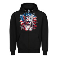Black cat2 Zipper Hoodie - Unal Design