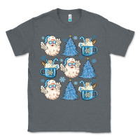 Santa Claus Doodles Christmas Classic Tee | Teevron