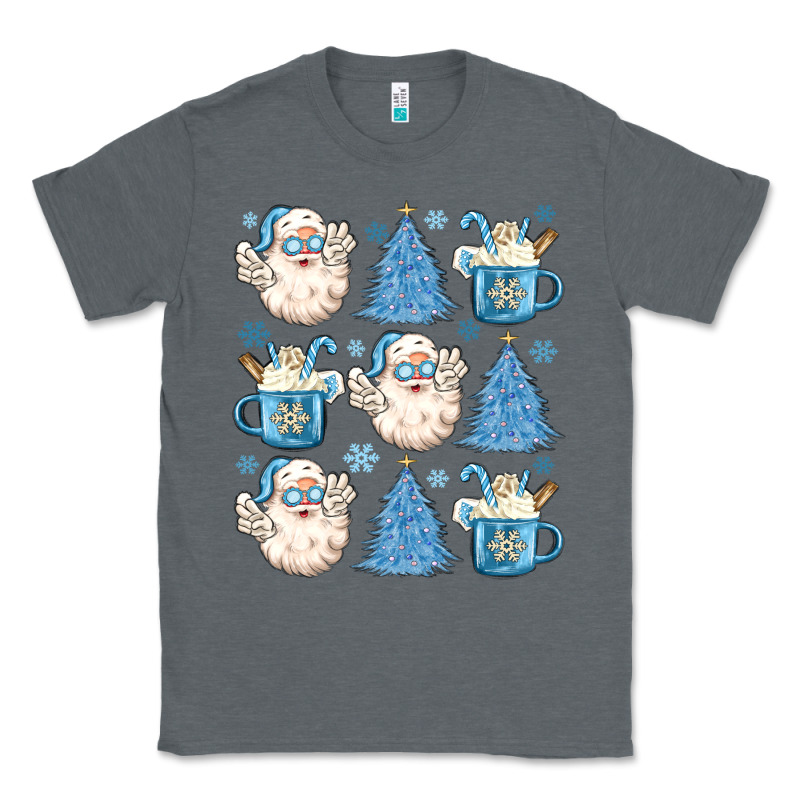 Santa Claus Doodles Christmas Classic Tee by MaliasSmallBusiness | Teevron