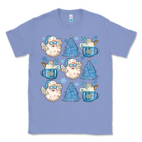 Colony Blue santa claus doodles christmas Classic Tee - MaliasSmallBusiness