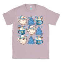 Lilac santa claus doodles christmas Classic Tee - MaliasSmallBusiness