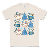 Natural santa claus doodles christmas Classic Tee - MaliasSmallBusiness