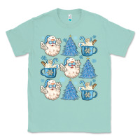 Seafoam santa claus doodles christmas Classic Tee - MaliasSmallBusiness