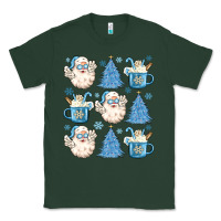 Sports Green santa claus doodles christmas Classic Tee - MaliasSmallBusiness