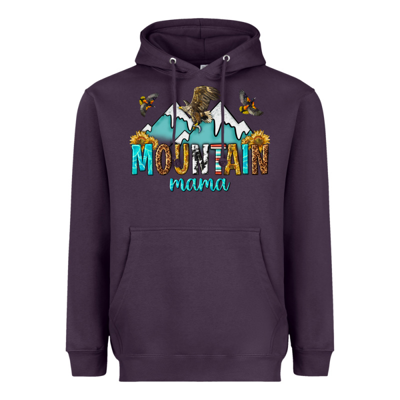 Mountain Mama Heavyweight Hoodie by texasbilliewilder | Teevron