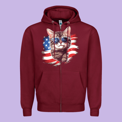 Zipper Hoodie cat2