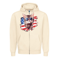 Sandshell cat2 Zipper Hoodie - Unal Design
