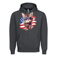 Smoke cat2 Zipper Hoodie - Unal Design