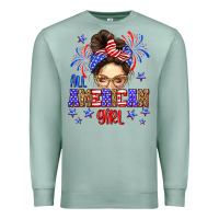Seafoam All American girl Premium Sweatshirt - Neo Western