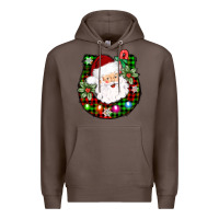 Coffee horseshoe santa Premium Hoodie - AdoDesignShop