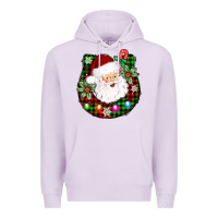 Lilac horseshoe santa Premium Hoodie - AdoDesignShop