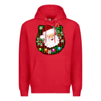 Red horseshoe santa Premium Hoodie - AdoDesignShop
