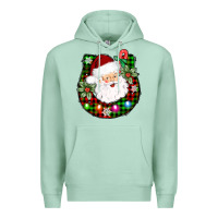 Seafoam horseshoe santa Premium Hoodie - AdoDesignShop
