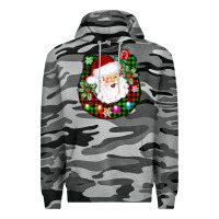 Slate Camo horseshoe santa Premium Hoodie - AdoDesignShop
