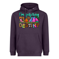 Plum i'm fulfilling my destiny Heavyweight Hoodie - Zillion Design Studio
