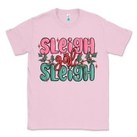 Bubblegum Pink sleigh girl sleigh christmas Classic Tee - MaliasSmallBusiness