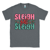 Charcoal Heather sleigh girl sleigh christmas Classic Tee - MaliasSmallBusiness