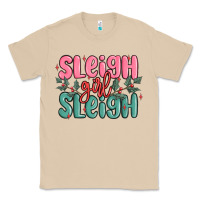 Mushroom sleigh girl sleigh christmas Classic Tee - MaliasSmallBusiness