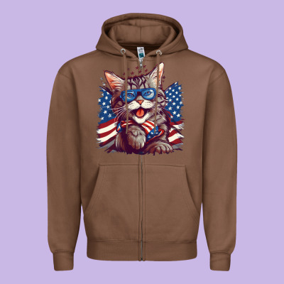 Zipper Hoodie cat4
