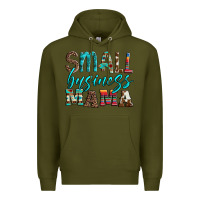 Army Green small business mama leopard turquoise aztec serape cowhide Premium Hoodie - Artiststas
