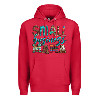 Cardinal small business mama leopard turquoise aztec serape cowhide Premium Hoodie - Artiststas