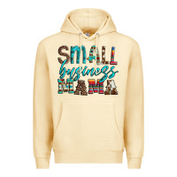 Pina Colada small business mama leopard turquoise aztec serape cowhide Premium Hoodie - Artiststas