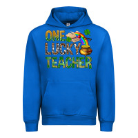 Cobalt one lucky teacher st patricks Urban Hoodie - NancyCooperArtShop