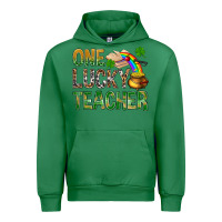 Emerald one lucky teacher st patricks Urban Hoodie - NancyCooperArtShop
