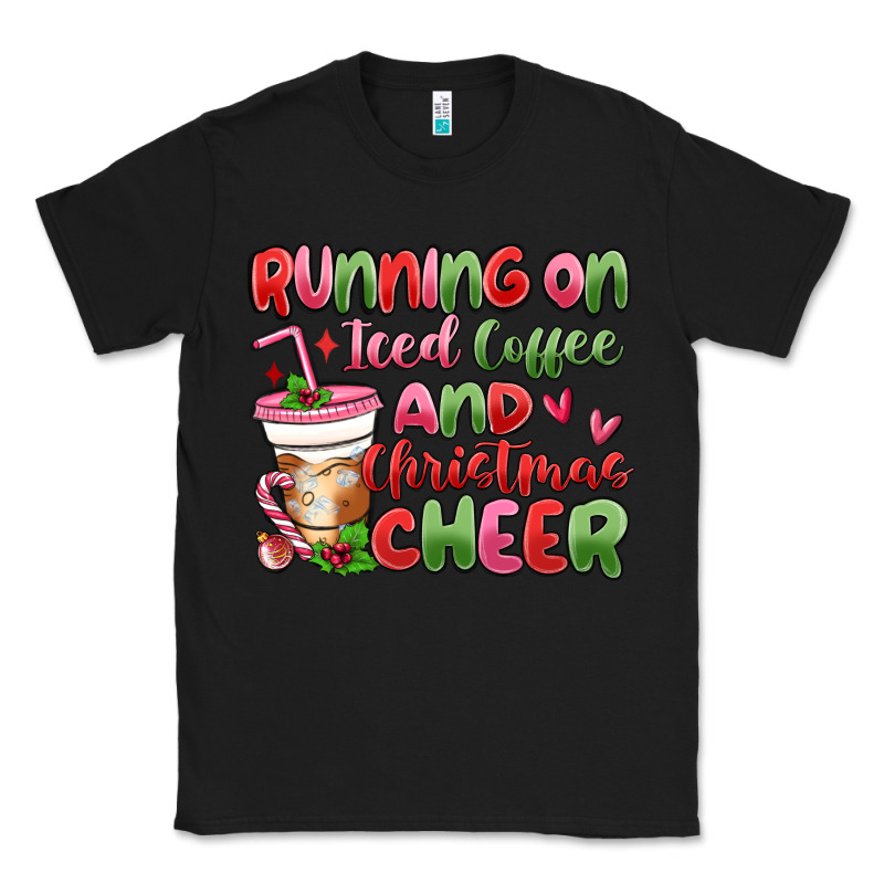 Running On Iced Coffee And Christmas Cheer Classic Tee by MaliasSmallBusiness | Teevron