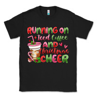 Black running on iced coffee and christmas cheer Classic Tee - MaliasSmallBusiness