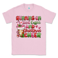 Bubblegum Pink running on iced coffee and christmas cheer Classic Tee - MaliasSmallBusiness