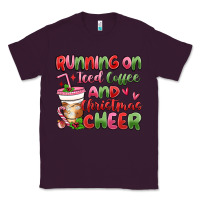Plum running on iced coffee and christmas cheer Classic Tee - MaliasSmallBusiness