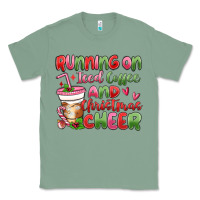 Sage running on iced coffee and christmas cheer Classic Tee - MaliasSmallBusiness