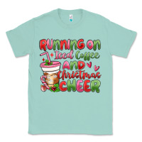 Seafoam running on iced coffee and christmas cheer Classic Tee - MaliasSmallBusiness
