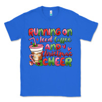 True Royal running on iced coffee and christmas cheer Classic Tee - MaliasSmallBusiness