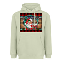 Matcha merry christmas santa and farm Heavyweight Hoodie - RanaPortraitStore