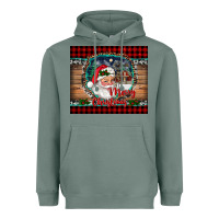 Sage merry christmas santa and farm Heavyweight Hoodie - RanaPortraitStore