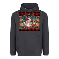 Smoke merry christmas santa and farm Heavyweight Hoodie - RanaPortraitStore