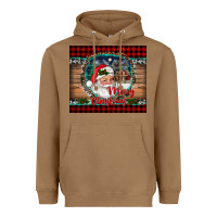 Toasted Coconut merry christmas santa and farm Heavyweight Hoodie - RanaPortraitStore